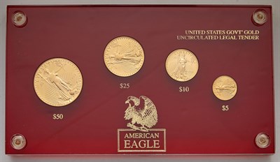 Lot 62 - United States 1999 Gold Eagle Set of Four Set...
