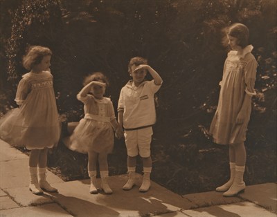 Lot 123 - STEICHEN, EDWARD (1879-1973) Children in the...
