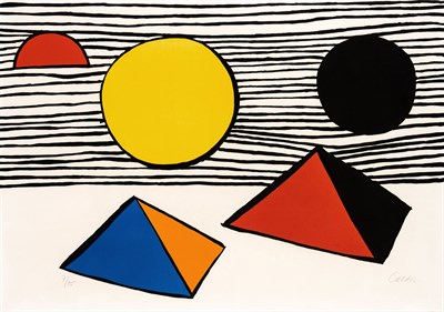 Lot 24 - Alexander Calder (1898-1976) [PYRAMIDS AND...