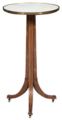 Lot 188 - Louis XVI Style Brass Inlaid Rosewood Guéridon...