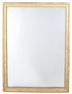 Lot 189 - Louis XVI Giltwood Mirror Height 49 3/4 inches,...