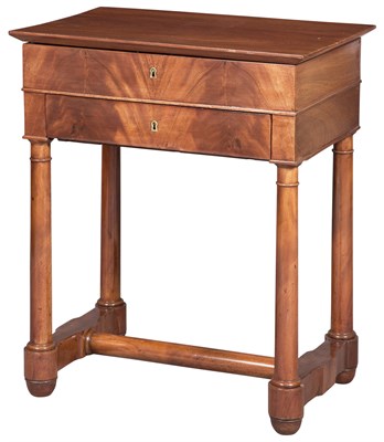 Lot 242 - Empire Mahogany Dressing/Writing Table Early...