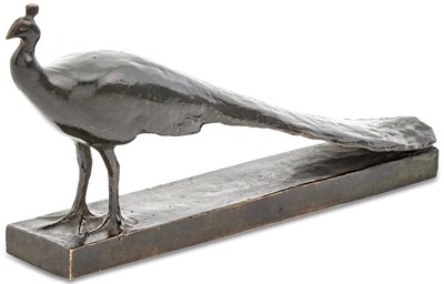 Lot 20 - After Francois Pompon French, 1855-1933 Paon...