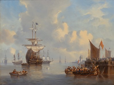Lot 53 - George Willem Opdenhoff Dutch, 1807-1873...