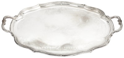 Lot 224 - Puiforcat Silver Two-Handled Tray 20th Century...