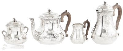 Lot 225 - Puiforcat Silver Tea and Coffee Service 20th...
