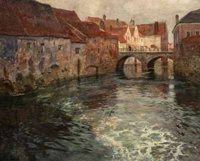 Lot 3 - Frits Thaulow Norwegian, 1847-1906 On the...