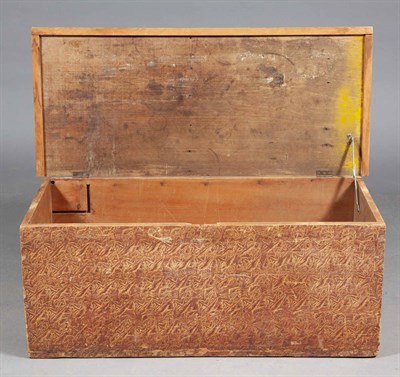 Lot 205 - Two Grain Painted Blanket Chests 19th Century...