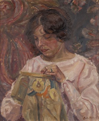 Lot 26 - Paule Gobillard French, 1869-1946 Young Lady...