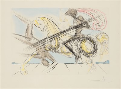 Lot 44 - Salvador Dalí (1904-1989) THE BLACK KNIGHT...