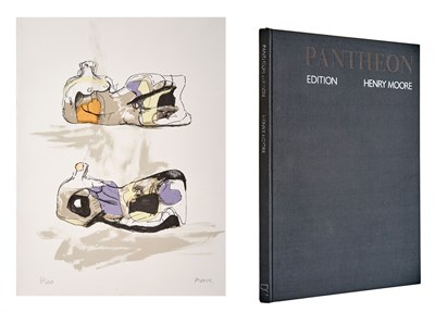 Lot 113 - Henry Moore (1898-1986) TWO RECLINING FIGURES...