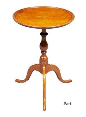 Lot 181 - Queen Anne Cherry Tripod Stand Last quarter...