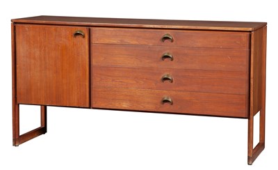 Lot 302 - Walnut Credenza Height 34 1/2 inches, length...