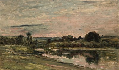 Lot 227 - Charles Francois Daubigny French, 1817-1878...