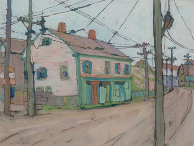 Lot 78 - Jane Peterson American, 1876-1965 A Street in...