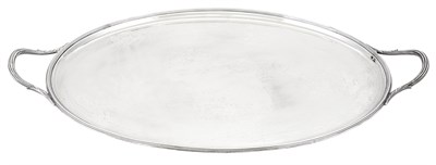 Lot 1044 - English Sterling Silver Two-Handled Tray James...