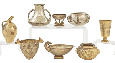 Lot 230 - Group of Eight Lalaounis Sterling Silver and...