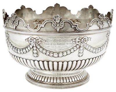 Lot 1040 - Military Interest: Victorian Sterling Silver...