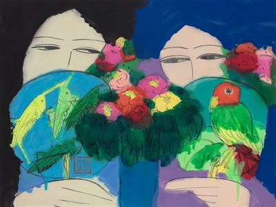 Lot 82 - Walasse Ting Chinese/French, 1929-2010 Two...