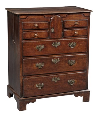 Lot 217 - George III Oak Chest of Drawers Height 41...
