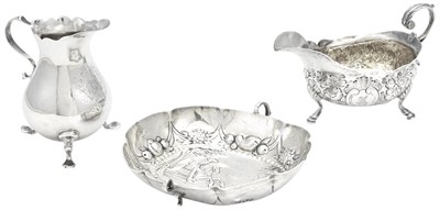 Lot 189 - Group of Silver Table Articles 18th/ 19th...