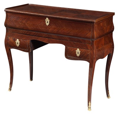 Lot 1186 - Louis XV Amaranth Parquetry and Ormolu-Mounted...