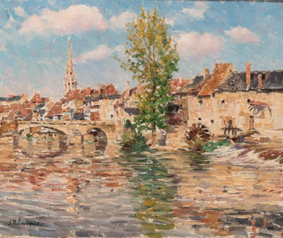 Lot 70 - Jules Ribeaucourt French, 1866-1932 View of a...