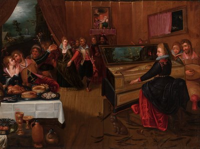 Lot 13 - Hieronymus Francken I Flemish, 1540-1610...