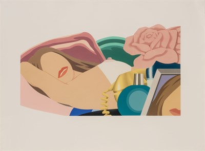 Lot 193 - Tom Wesselmann (1931-2004) NUDE WITH ROSES...