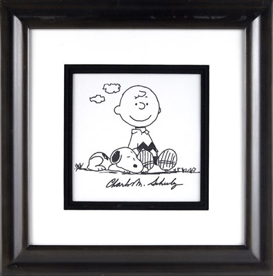 Lot 104 - [SCHULZ, CHARLES M.] Group of drawings and...
