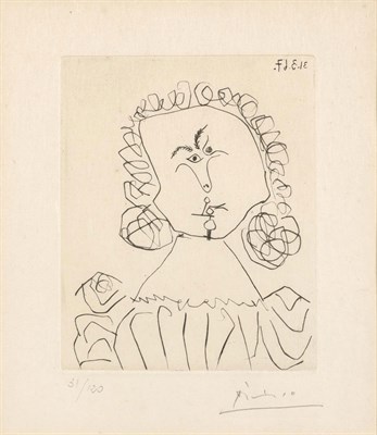 Lot 130 - Pablo Picasso (1881-1973) DOBLE ENSAYO SOBRE...