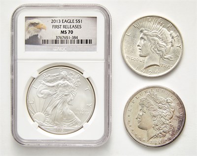 Lot 44 - United States Silver Dollar Group Selection of...