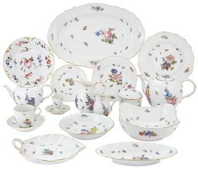 Lot 24 - Czech Porcelain Partial Dinner Service...