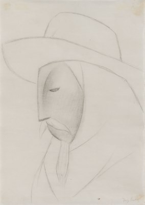 Lot 33 - Diego Rivera Mexican, 1886-1957 Mask at the...