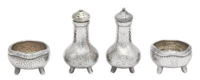 Lot 113 - Pair of Tiffany & Co. Sterling Silver Salt...