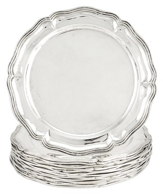 Lot 209 - Set of Fourteen Mexican Sterling Silver...