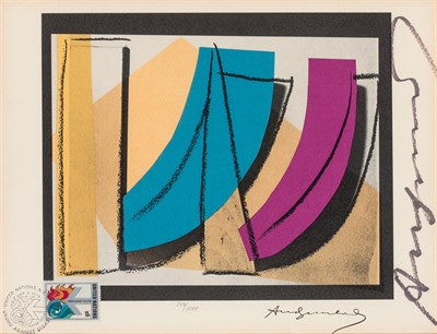 Lot 181 - Andy Warhol (1928-1987) UNITED NATIONS STAMP...