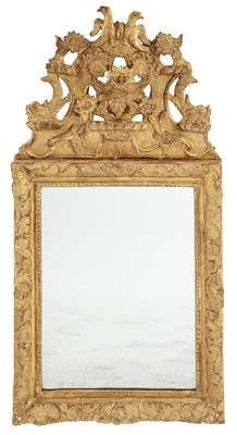 Lot 1181 - Provençal Giltwood Mirror 18th Century The...
