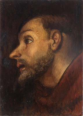 Lot 23 - Italian School 17th Century Head of a Shepherd...