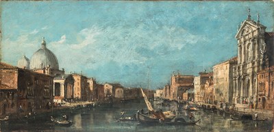 Lot 32 - Follower of Francesco Guardi View of the Grand...