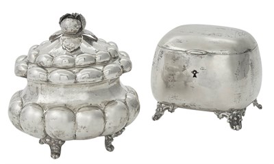 Lot 264 - Two Austrian Silver Sugar Boxes Early 20th...