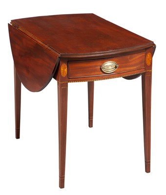 Lot 271 - Federal Inlaid Mahogany Pembroke Table New...