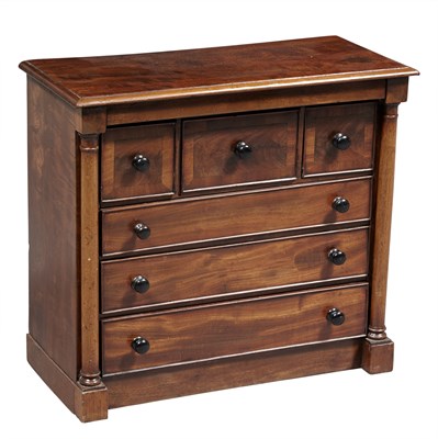 Lot 26 - William IV Mahogany Diminutive Chest of...
