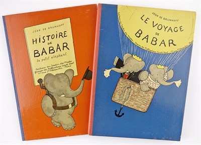 Lot 83 - [BABAR] BRUNHOFF, JEAN DE. Histoire de Babar...