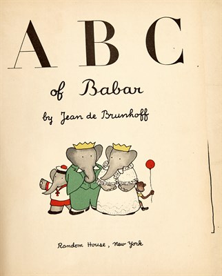 Lot 84 - [BABAR] BRUNHOFF, JEAN DE. Two American...
