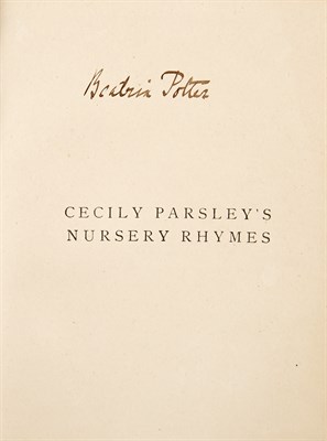 Lot 75 - POTTER, BEATRIX Cecily Parsley's Nursery...