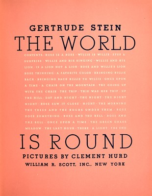 Lot 86 - STEIN, GERTRUDE The World is Round. New York:...