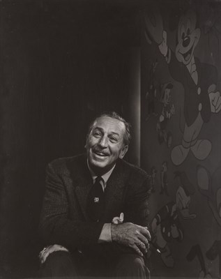 Lot 82 - KARSH, YOUSEF (1908-2002) Walt Disney, 1956....