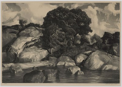 Lot 185 - Stow Wengenroth (1906-1978) TREES AND THE SKY;...