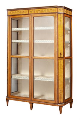 Lot 43 - Dutch Neoclassical Inlaid Satinwood and...
